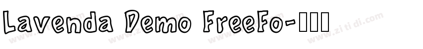 Lavenda Demo FreeFo字体转换